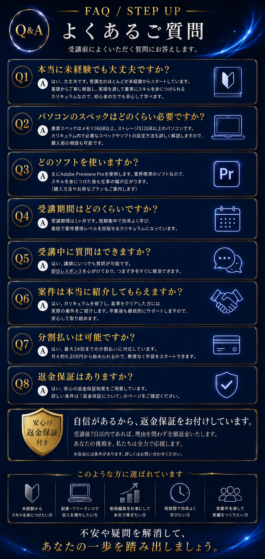STEP UP 受講生の実績と声